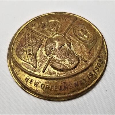 Lot #338  United Confederate Veterans Reunion Lot - Bits "n Pieces plus complete 1906 Medal