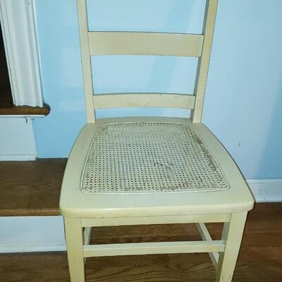 Cottage core painted chair