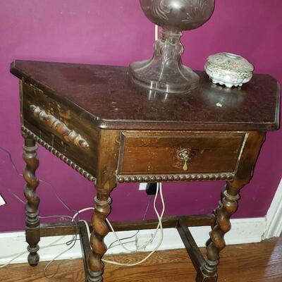 One Antique side table