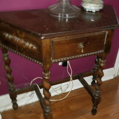 One Antique side table