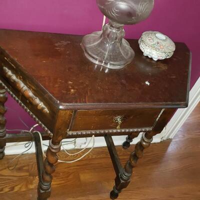 One Antique side table