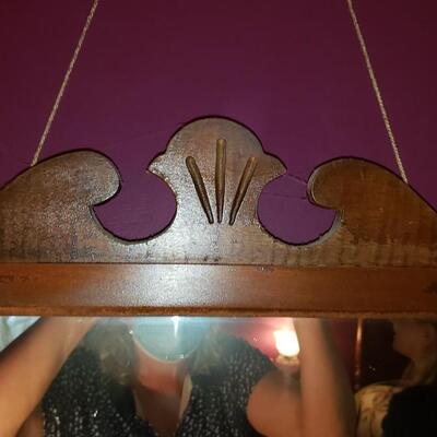 Antique mirror 31 in tall 20 in wide