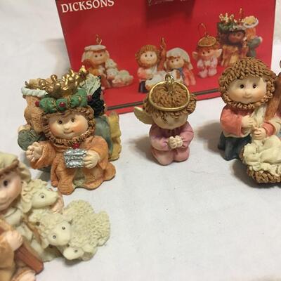 Vintage Dicksons ornament Nativity