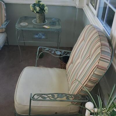 Vintage set of outdoor porch furniture