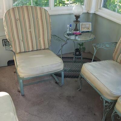 Vintage set of outdoor porch furniture