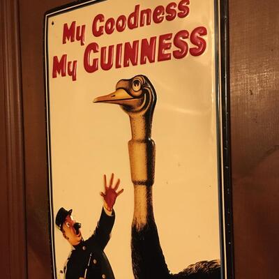 Vintage Guinness sign