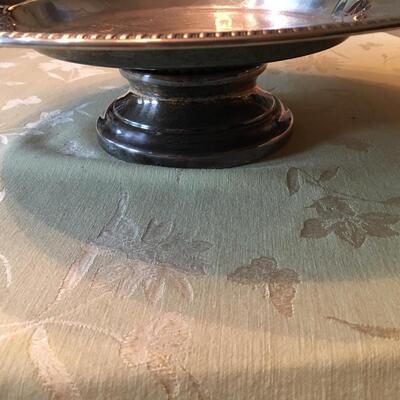 15" Silver plate platter Lazy Susan