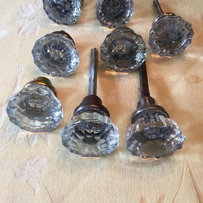 Glass doorknobs