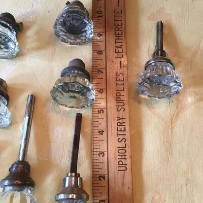 Glass doorknobs
