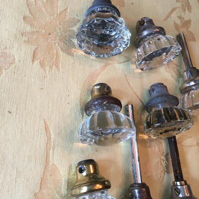 Glass doorknobs