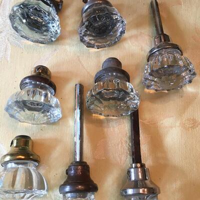 Glass doorknobs