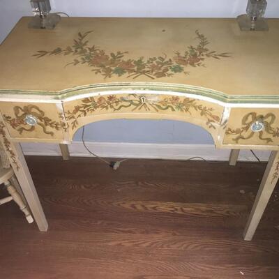 Vintage vanity dressing table or desk