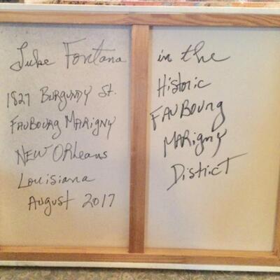 Luke Fontana painting signed