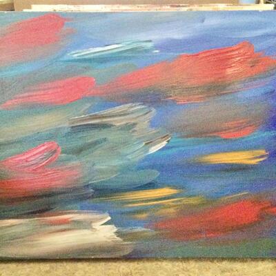 Luke Fontana painting signed