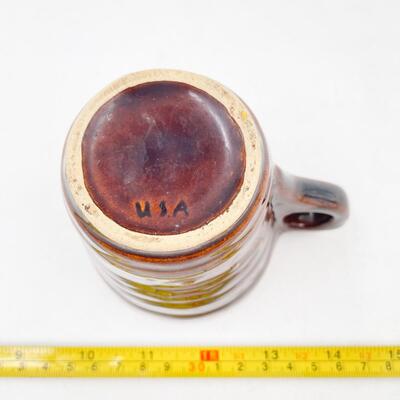 HEINZ BY MCCOY POTTERY 3.5â€ BROWN MUG