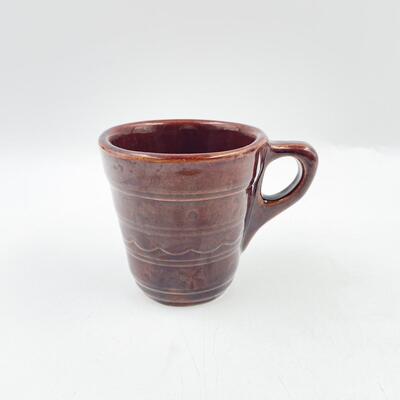 HEINZ BY MCCOY POTTERY 3.5â€ BROWN MUG