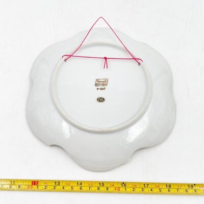 NORCREST CHINA â€œ40 - RUBY ANNIVERSARYâ€ 8â€ DECORATIVE PLATE