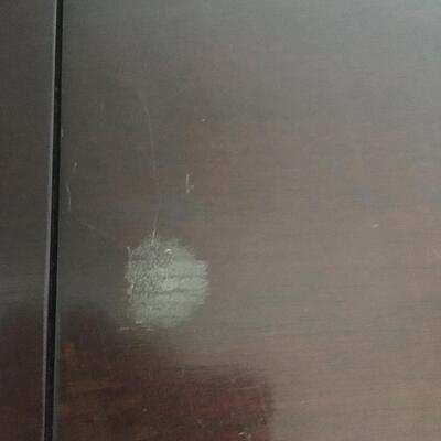 Vintage vanity with mirror