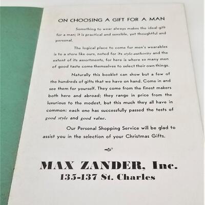 Lot #347  Cool Christmas Catalog - 1930's  - St. Charles Ave. Store