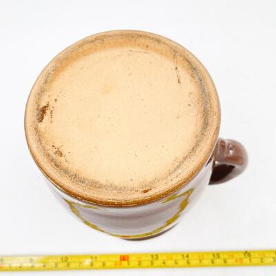 UNMARKED 6â€ BROWN POTTERY PITCHER