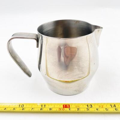 STAINLESS STEEL 3â€ MILK STEAMING PITCHER