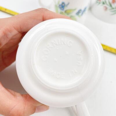 CORELLE BY CORNING â€œMY GARDENâ€ FLORAL MUGS (4)