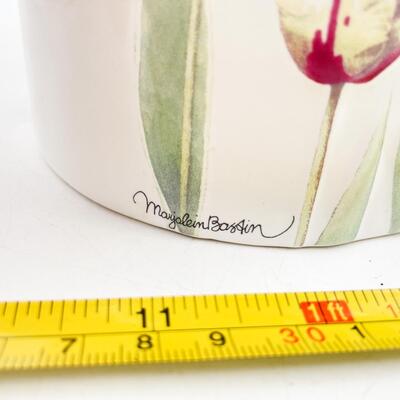 HALLMARK â€œNATUREâ€™S SKETCHBOOKâ€ BY MARJOLEIN BASTIN CERAMIC WATERING CAN TEAPOT