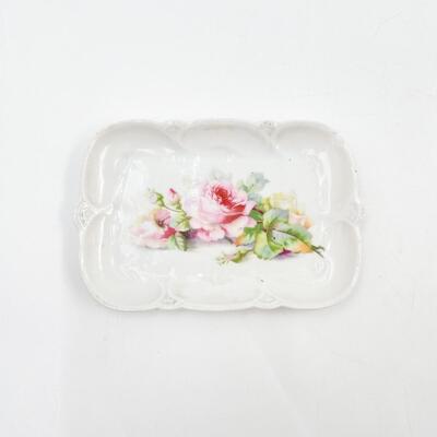 VINTAGE 5.5â€ GERMANY FLORAL DISH