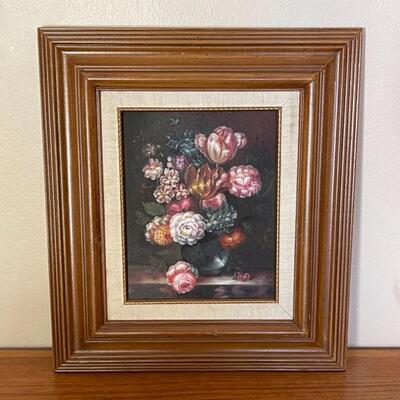 Lot 7 - Original Oil on Canvas Painting Floral