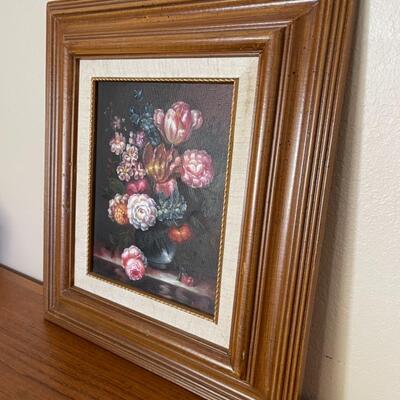 Lot 7 - Original Oil on Canvas Painting Floral
