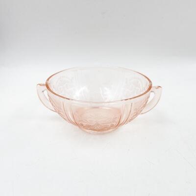 5â€ PINK DEPRESSION GLASS SOUP BOWL