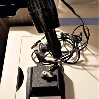 Lot #350  Vintage Bausch & Lomb Stereo Zoom 4 Microscope with 4 boxes of slides