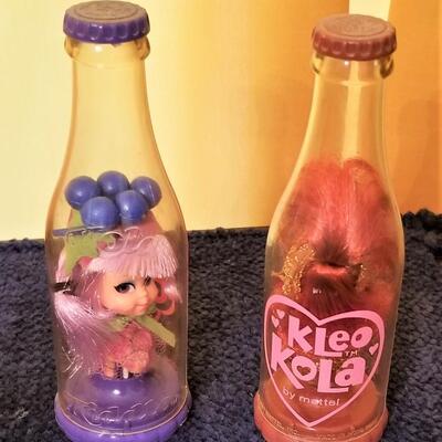 Lot #352  2 1960's KOLA KIDDLES - Greta Grape and Kleo Kola - all original