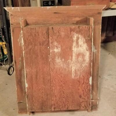 Lot #354  Primitive Antique Medicine Cabinet with Mirror