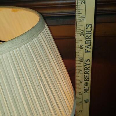 One Antique brass lamp 21 inches high