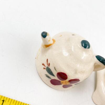 VINTAGE JAPAN FLORAL SALT & PEPPER SHAKERS