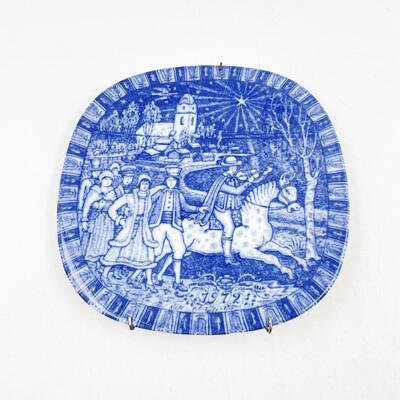 1972 LIMITED EDITION JULEN RORSTRAND SWEDEN 8â€ DECORATIVE CHRISTMAS PLATE