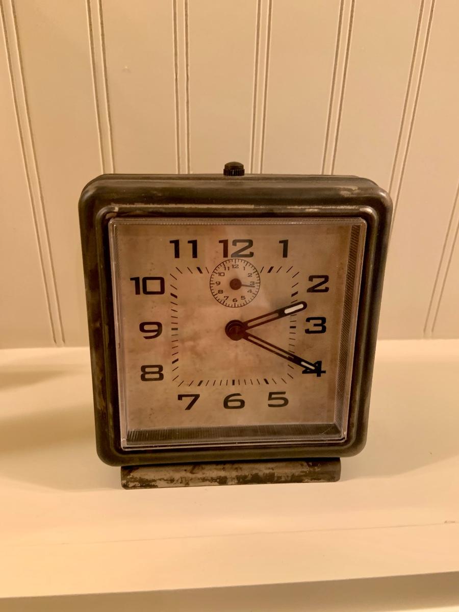 5" Square Pottery Barn clock
