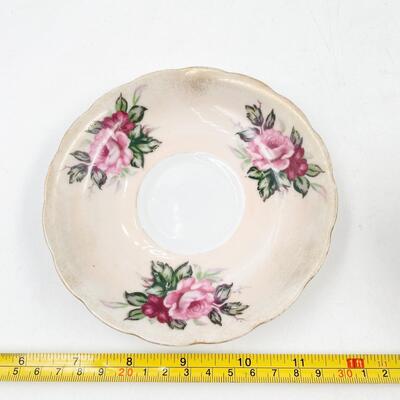 VINTAGE NAPCO CHINA HAND-PAINTED TEACUP & SAUCER