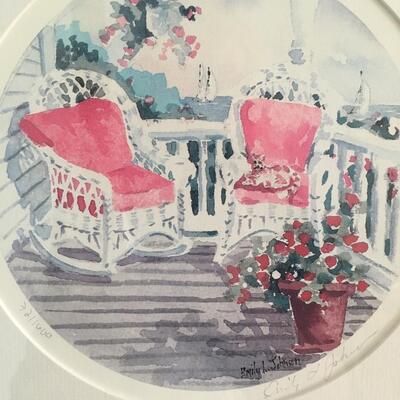 Porch print by Emily Johnson