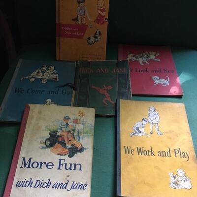 Assorted Dick and Jane from different eras