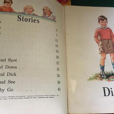 Assorted Dick and Jane from different eras