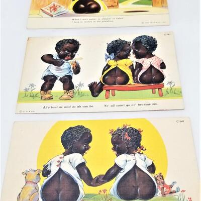 Lot #356  Lot of Three Vintage Black Americana Postcards