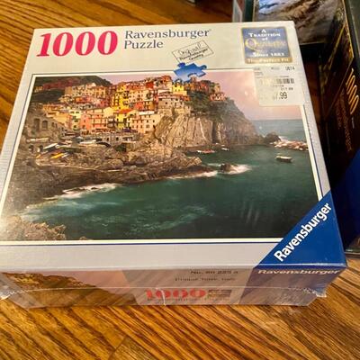 6 - 1000 Piece Puzzles and Peel and Stick Puzzle Saver