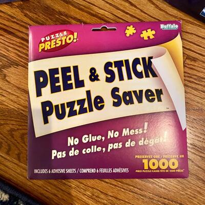 6 - 1000 Piece Puzzles and Peel and Stick Puzzle Saver