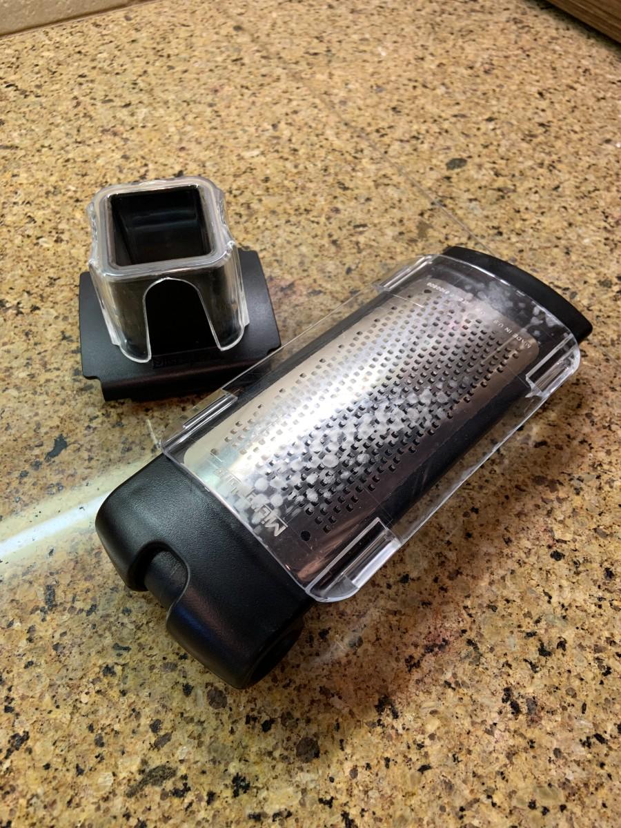 Pampered chef microplane adjustable fine grater