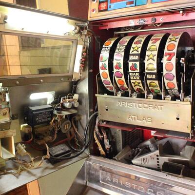 Retro Vintage Las Vegas Wild West Slot Machine by Aristocrat