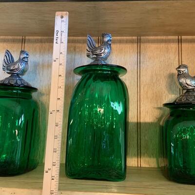 Rooster canisters.