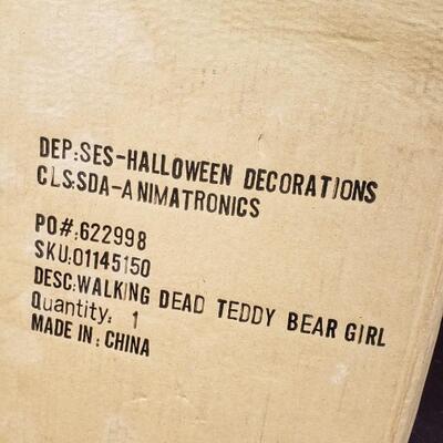 Walking Dead teddy bear girl