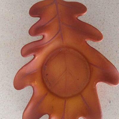 Partylite Candle Holders  5 piece  Fall Leaves